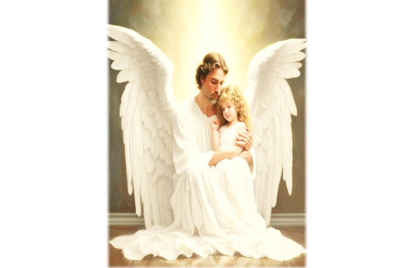 FATHER ANGEL GUARDS DAUGHTER