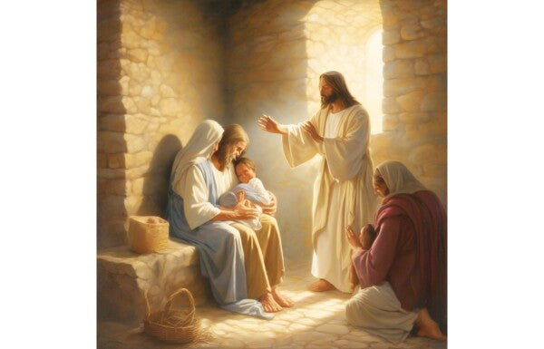 JESUS HEALING SICKLY CHILD