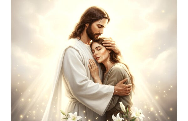 JESUS CONSOLES A GRATEFUL WOMAN