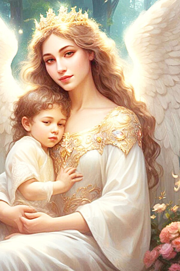 TRUSTING DAUGHTER--GUARDED BY MOTHER ANGEL