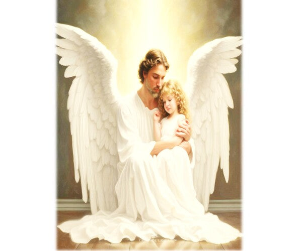 FATHER ANGEL GUARDS DAUGHTER