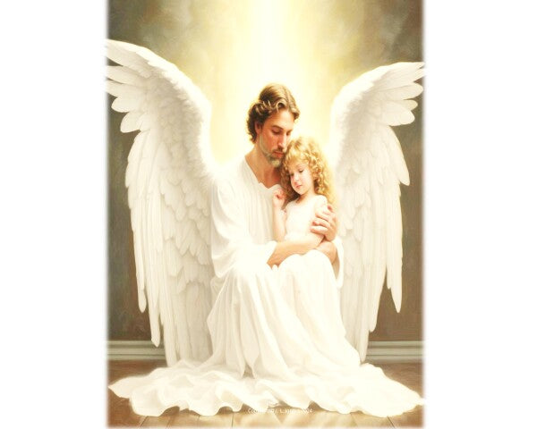 FATHER ANGEL GUARDS DAUGHTER