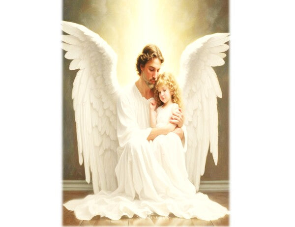 FATHER ANGEL GUARDS DAUGHTER