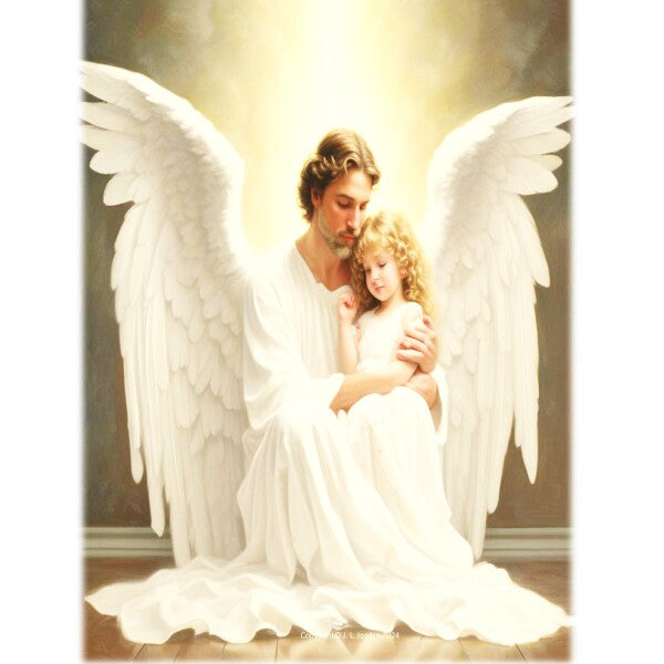 FATHER ANGEL GUARDS DAUGHTER