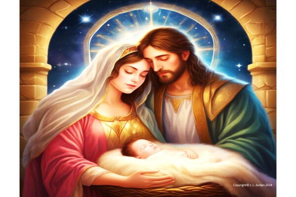 BABY JESUS, MARY, AND JOSEPH