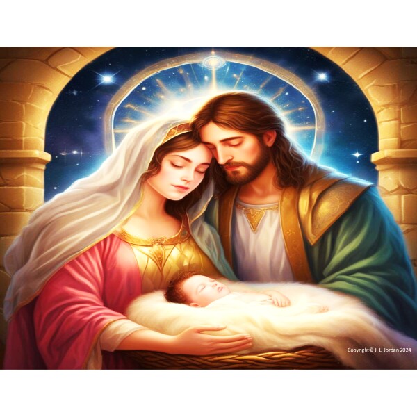 BABY JESUS, MARY, AND JOSEPH