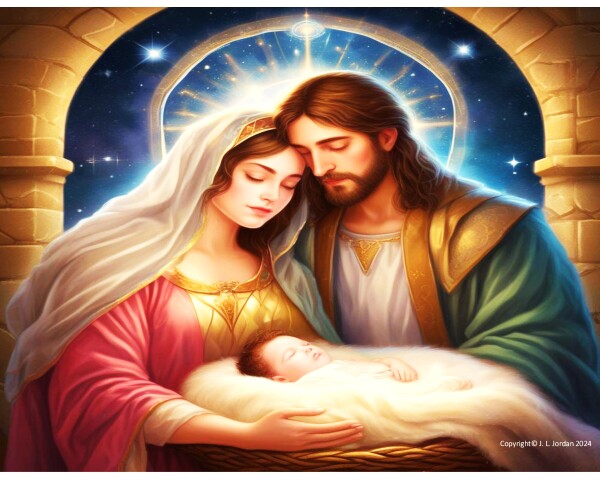 BABY JESUS, MARY, AND JOSEPH