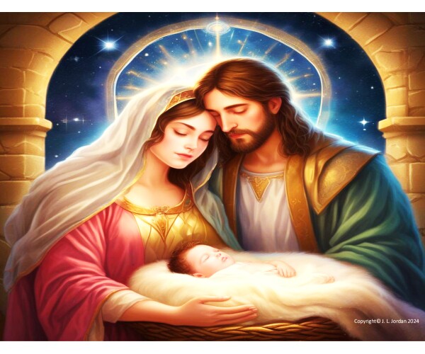 BABY JESUS, MARY, AND JOSEPH