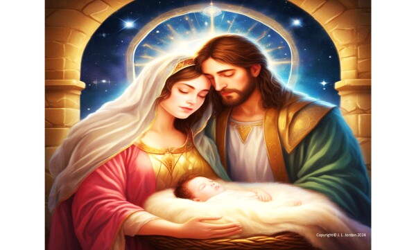 BABY JESUS, MARY, AND JOSEPH