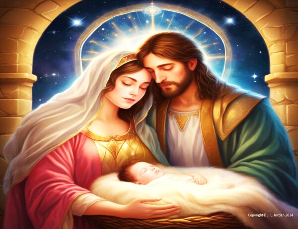 BABY JESUS, MARY, AND JOSEPH