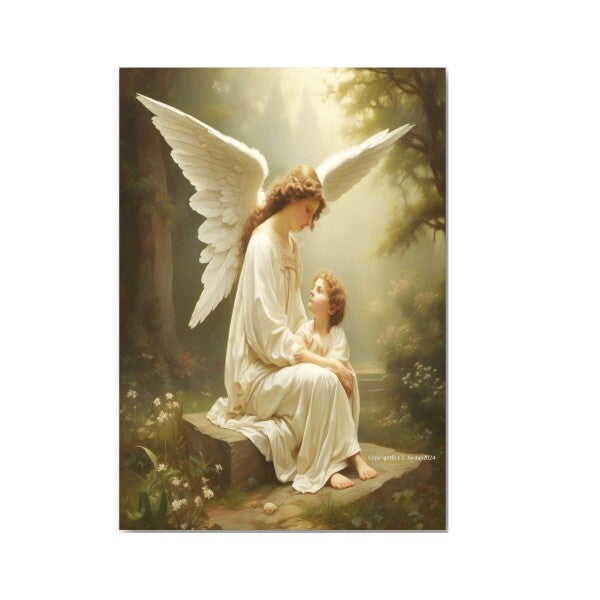 MOTHER ANGEL GUARDS CHILD
