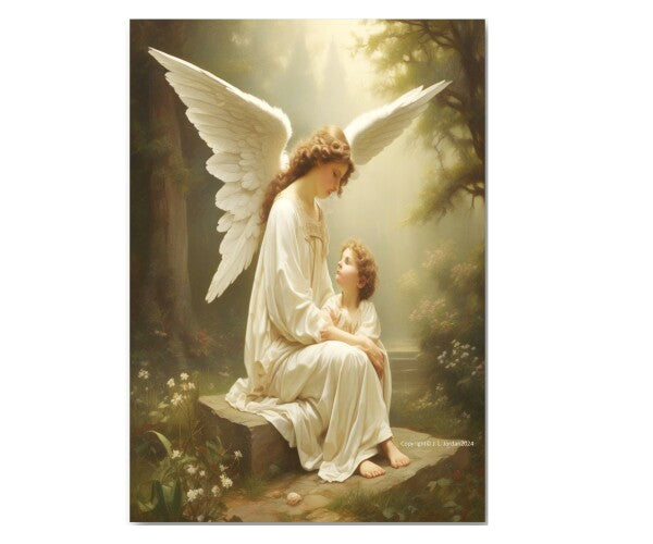 MOTHER ANGEL GUARDS CHILD