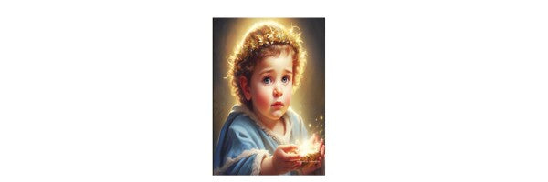 BABY JESUS WITH LIGHT OF LIFE
