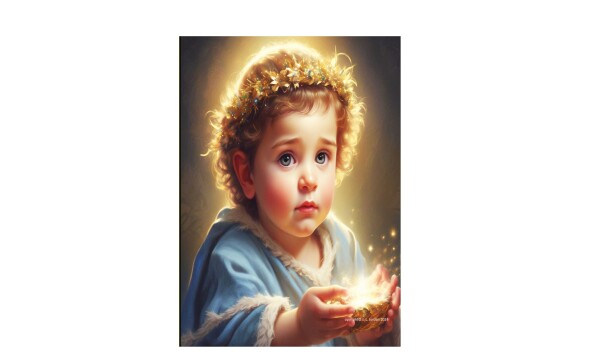 BABY JESUS WITH LIGHT OF LIFE