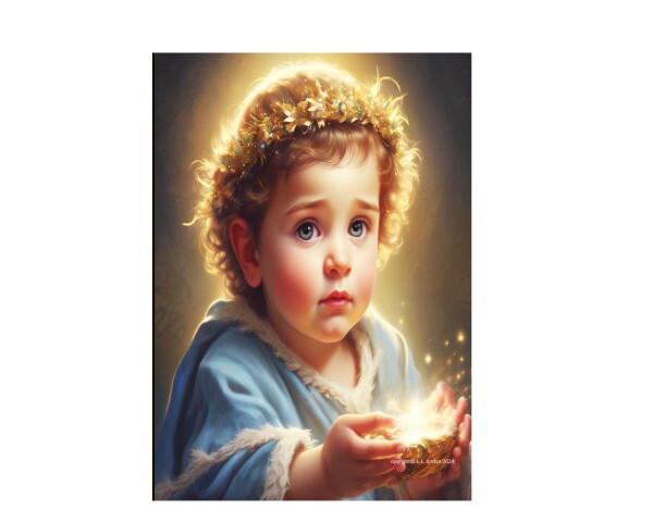 BABY JESUS WITH LIGHT OF LIFE