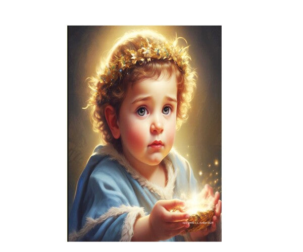 BABY JESUS WITH LIGHT OF LIFE