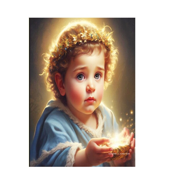 BABY JESUS WITH LIGHT OF LIFE