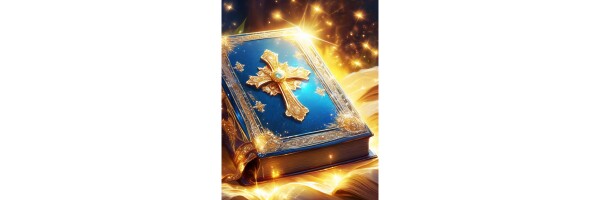HOLY BIBLE IN STARRY NIGHT