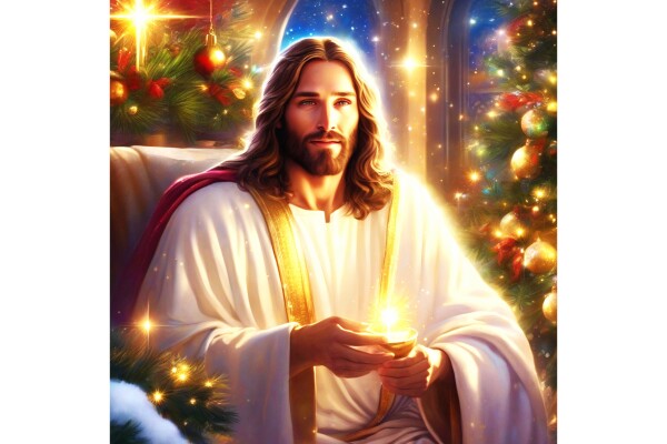 JESUS AT CHRISTMAS--TWO