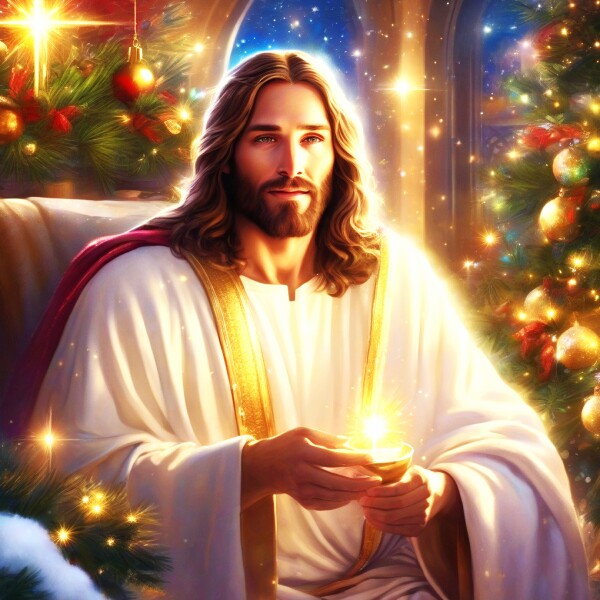 JESUS AT CHRISTMAS--TWO