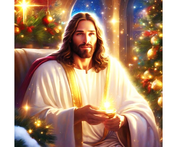 JESUS AT CHRISTMAS--TWO