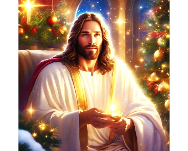 JESUS AT CHRISTMAS--TWO