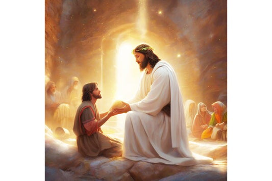 JESUS FEEDING THE HUNGRY