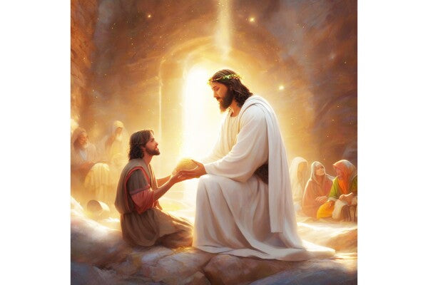 JESUS FEEDING THE HUNGRY