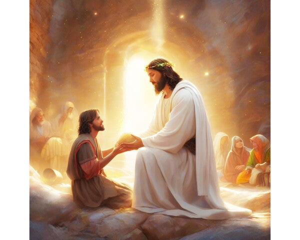 JESUS FEEDING THE HUNGRY