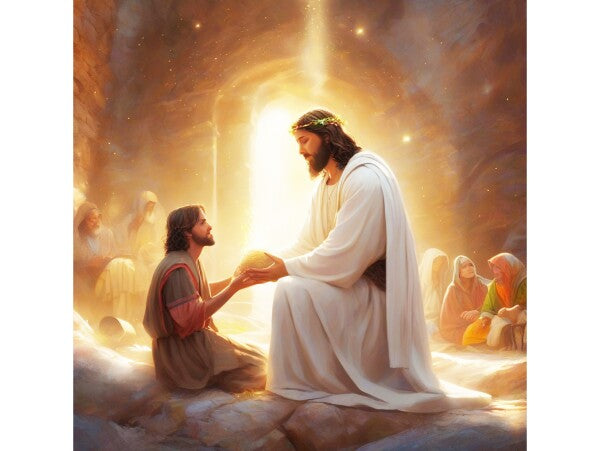 JESUS FEEDING THE HUNGRY