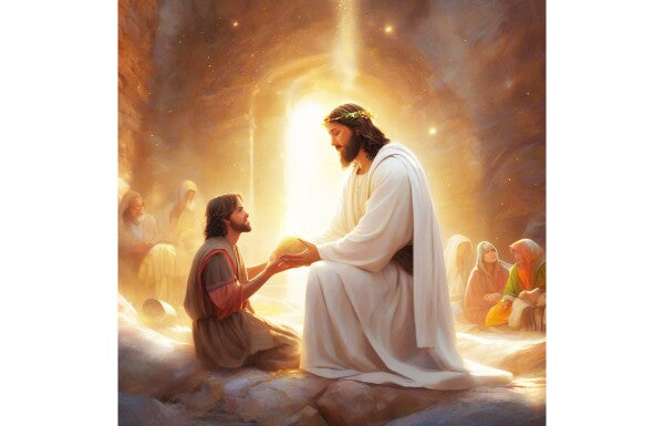 JESUS FEEDING THE HUNGRY