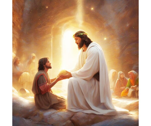 JESUS FEEDING THE HUNGRY