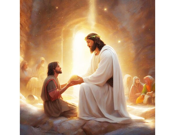 JESUS FEEDING THE HUNGRY