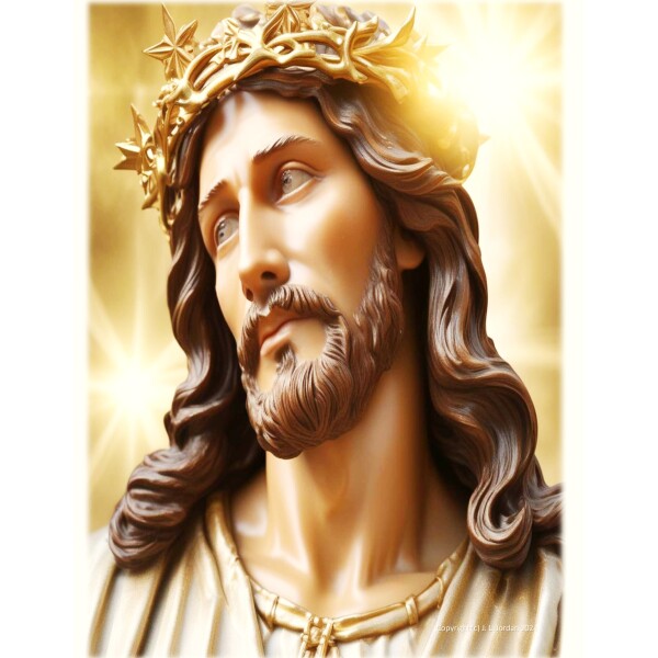 JESUS IN SPARKLING LIGHT