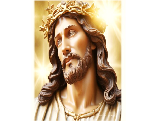 JESUS IN SPARKLING LIGHT