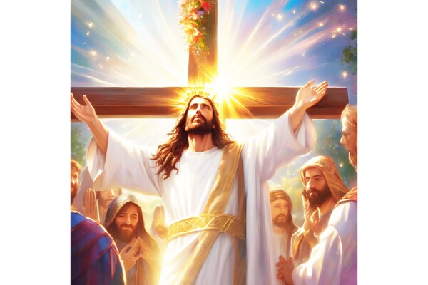 JESUS ON CROSS -- SUBMITTING HIS SPIRIT TO GOD