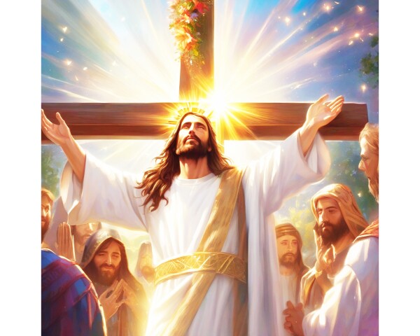 JESUS ON CROSS -- SUBMITTING HIS SPIRIT TO GOD