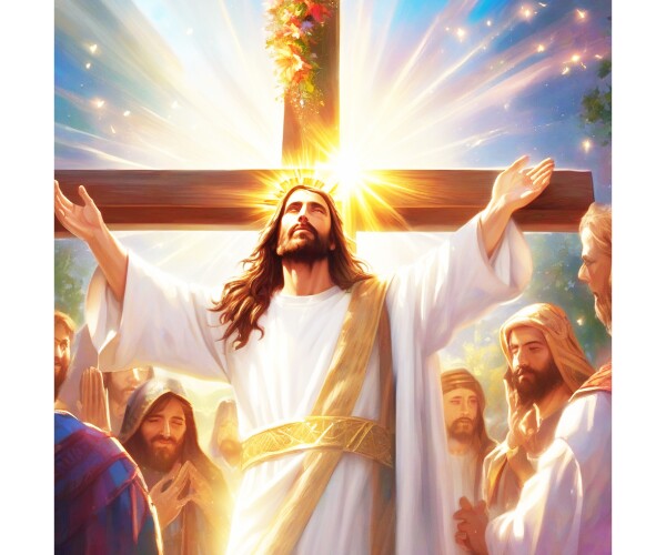 JESUS ON CROSS -- SUBMITTING HIS SPIRIT TO GOD