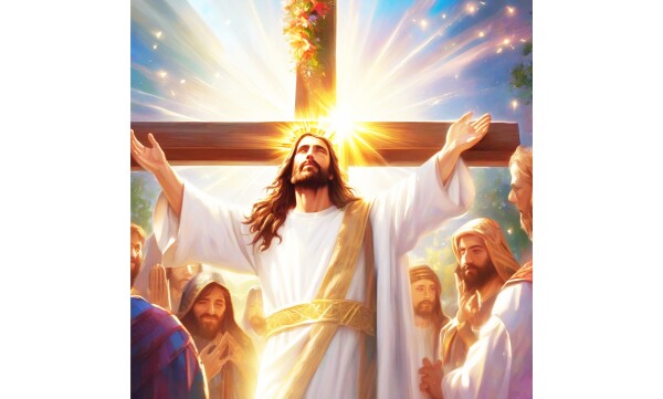 JESUS ON CROSS -- SUBMITTING HIS SPIRIT TO GOD