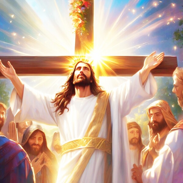 JESUS ON CROSS -- SUBMITTING HIS SPIRIT TO GOD