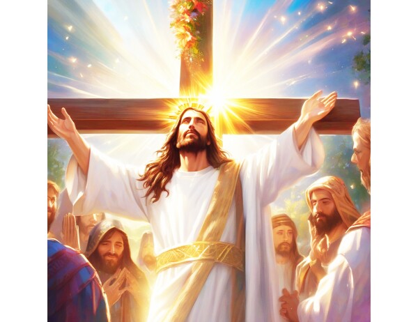 JESUS ON CROSS -- SUBMITTING HIS SPIRIT TO GOD