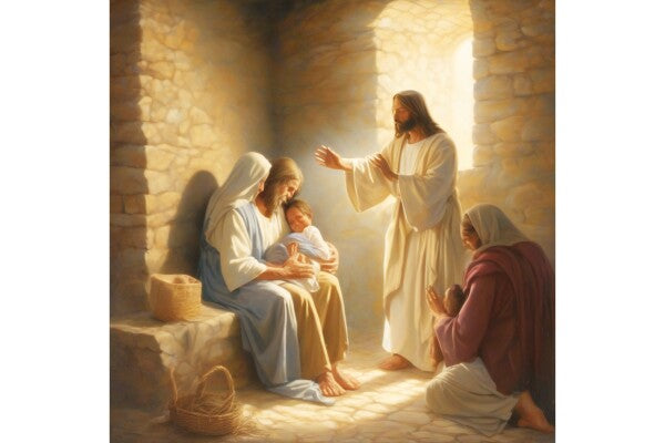 JESUS HEALING SICKLY CHILD