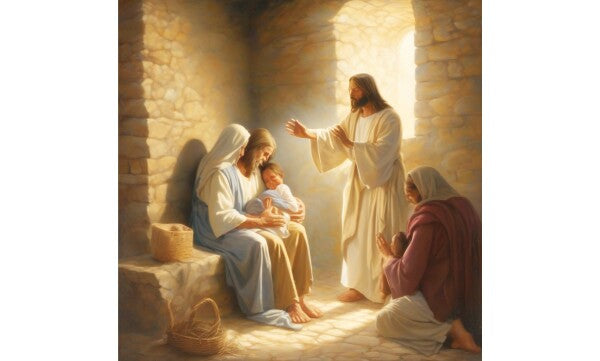 JESUS HEALING SICKLY CHILD