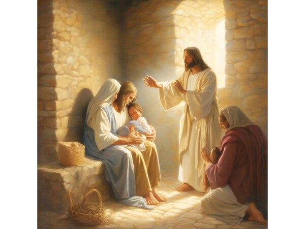 JESUS HEALING SICKLY CHILD