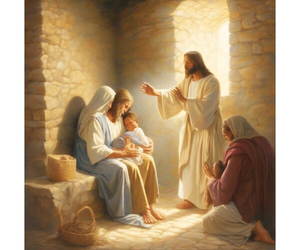 JESUS HEALING SICKLY CHILD