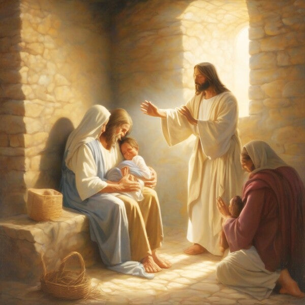 JESUS HEALING SICKLY CHILD