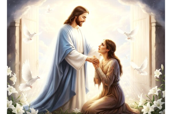 JESUS COMFORTS A BATTERED WOMAN