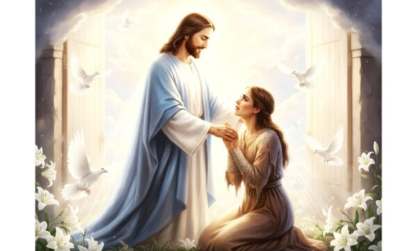JESUS COMFORTS A BATTERED WOMAN
