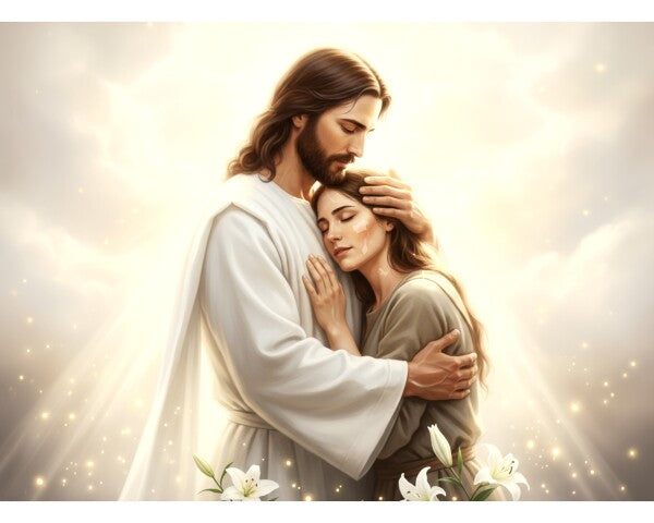 JESUS CONSOLES A GRATEFUL WOMAN