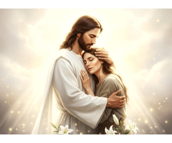 JESUS CONSOLES A GRATEFUL WOMAN
